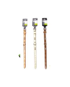Ogrlica za pse Bling Bone - bela