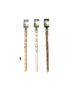 Ogrlica za pse Bling Bone - braon