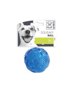 SQUEAKY LOPTA Plava - Ø 6.3 cm