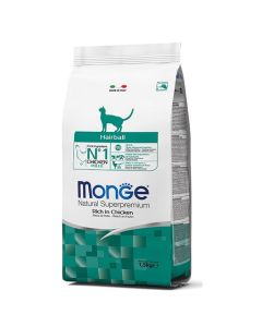 Monge: Hrana za mačke Natural Hairball, Piletina