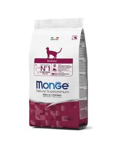 Monge: Hrana za mačke Natural Indoor, Piletina
