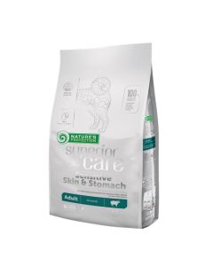 Nature`s Protection Superior Care: Hrana za odrasle osetljive pse All Breed Sensitive Skin and Stomach , Jagnjetina, 1.5 kg